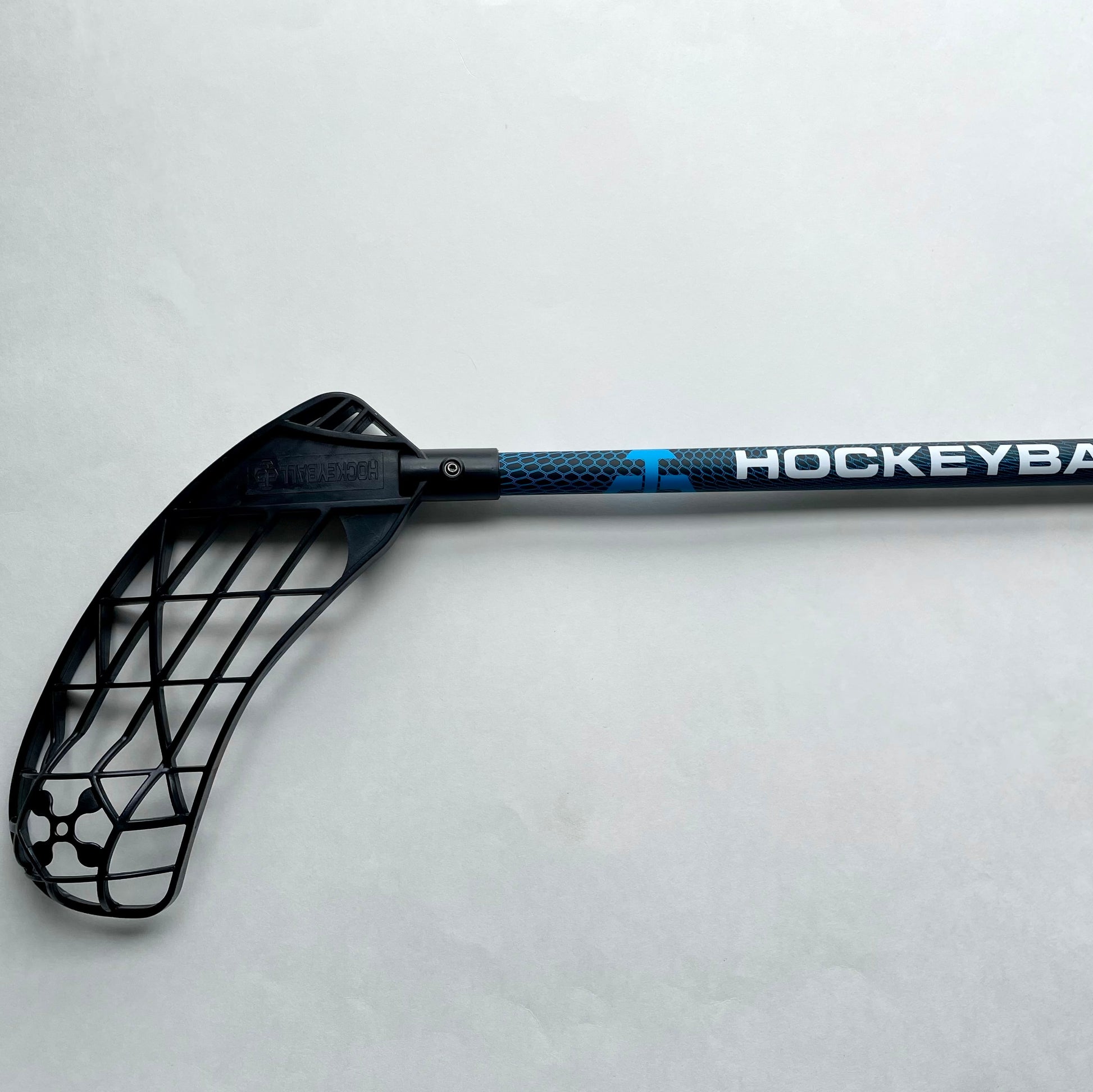 Hockeyball kinetic-shaft stick topdown view