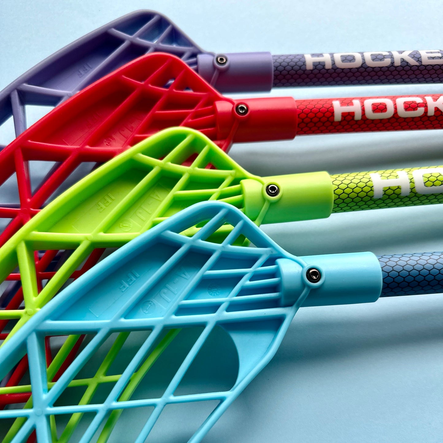 Hockeyball stick variations close up