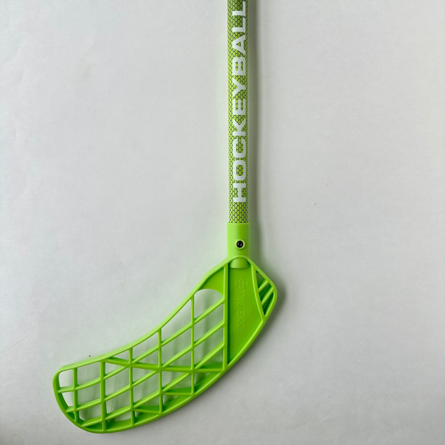 Hockeyball green stick topdown view