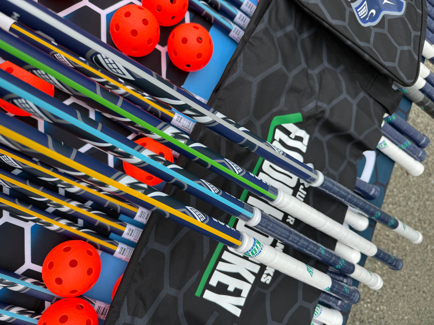 JR Canucks Floor Hockey Stick